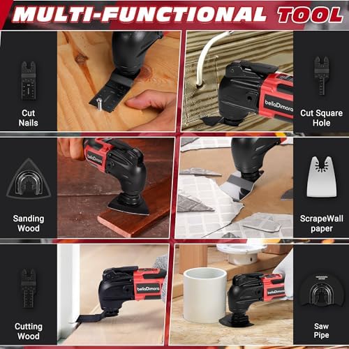 Cordless Oscillating Compatible with Milwaukee 18V Battery