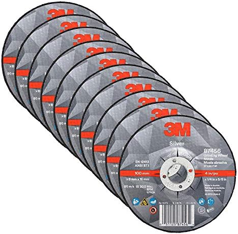 3M Silver Depressed Center Grinding Wheel, 87456, 36+, T27