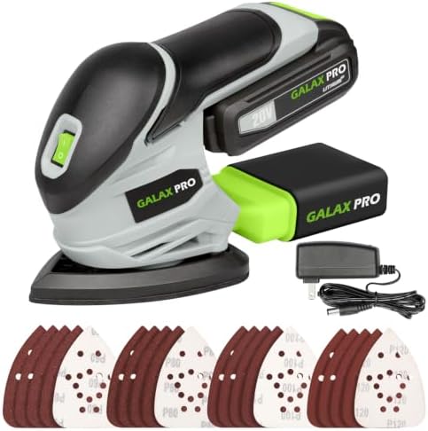GALAX PRO 20V Cordless Detail Sander 12000 RPM Electric Hand Sander