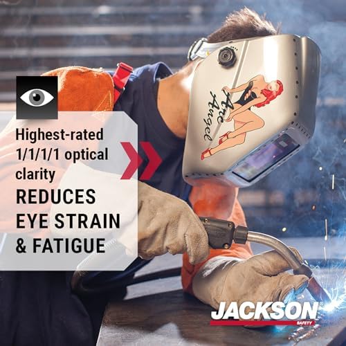 Jackson Safety Insight Auto Darkening Welding Helmet, ADF Hood - ANSI Z87.1