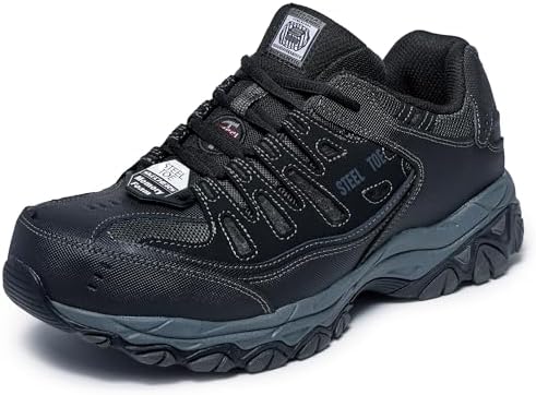 Skechers Men's Cankton Steel Toe Lace Up