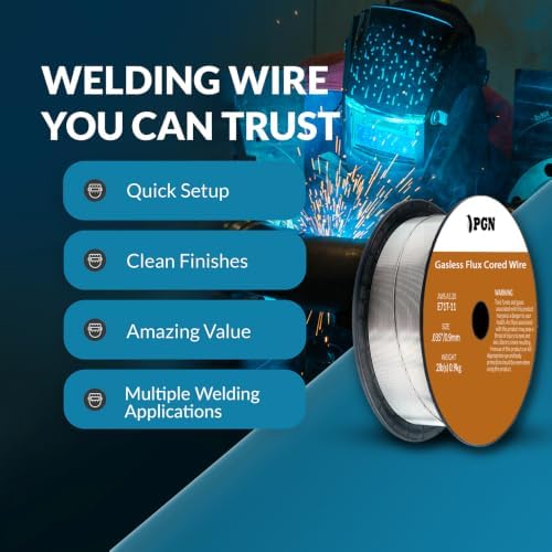 PGN E71T-11 .035" (3 Pack) Gasless Flux Core Welding Wire 2 lb