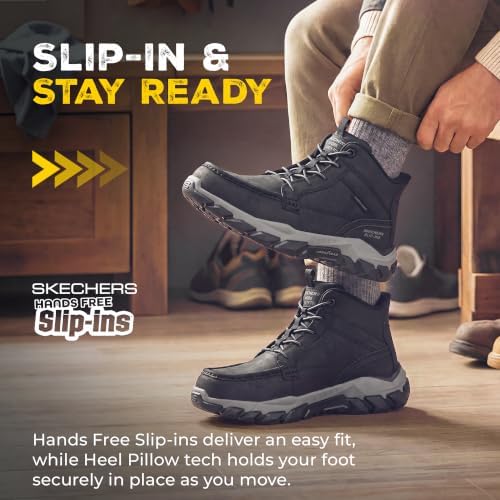 Skechers Men's Santoro Moc Toe Hands Free Slip Ins