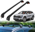 ERKUL Heavy Duty Roof Rack Cross Bars for Kia Sportage 2023-2025 | Upgraded Aero Aluminum Crossbars with Smart Clamp System | Compatible with Flush Rails - Black