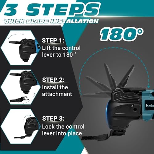 Cordless Oscillating Compatible with Makita 18V Battery