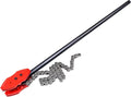 64" Chain Pipe Wrench, Fits 2"-12" Pipe Diameters, 55" Chain Length Max Breaking Load 31000LBs, Heavy Duty Chain Tongs for Pipe Installation, Oil Fields Operations and Maintenance