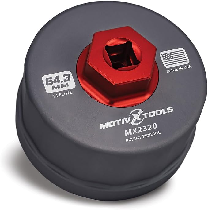 Motivx Tools Oil Filter Wrench and Drain Tool Set for Toyota & Lexus 2.0L - 5.7L Engines With Cartridge Style Oil Filter Systems