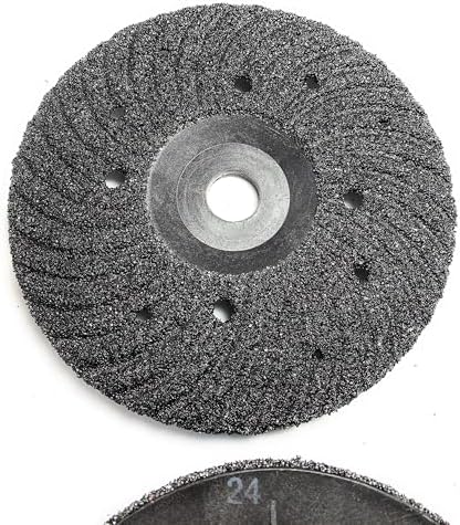 SIGNI 5 Pack SiC Plastic Back Grinding Wheel for Granite/Marble/Concrete and Glasses (7 INCH, 24 GRIT)
