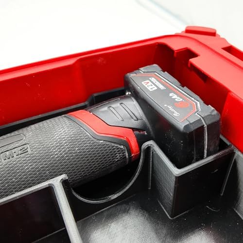 Organizer Insert Compatible with Milwaukee M12 FUEL Orbital Detail Sander for Packout Compact Organizer
