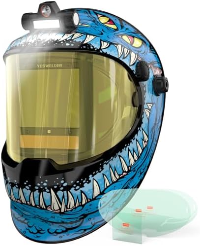 YESWELDER 180 Panoramic Welding Helmet with Smart Auto-Shade