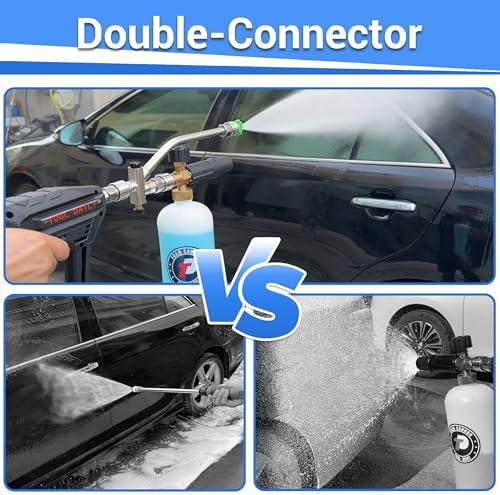 Tool Daily Short Pressure Washer Gun with Foam Cannon Dual Connector