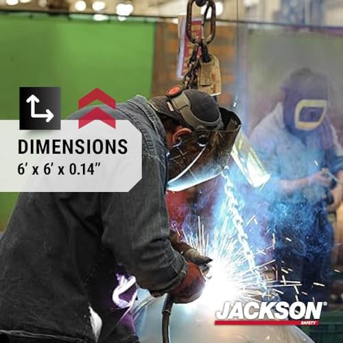 Jackson Safety Transparent Welding Curtain for Sparks & Spatter - NFPA 701