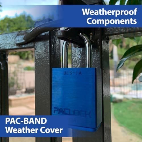 PACLOCK's 1-Series Padlock, Standard Rekeyable (SR), 1/4" Diameter Hard. Stainless Steel Shackle, 2-1/2" Tall, One Lock Keyed to a Number U-Pick! w/ 2 Keys, Green