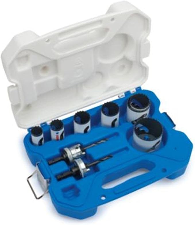LENOX Tools Bi-Metal Speed Slot Hole Saw Set, 9 Piece Kit (700G)
