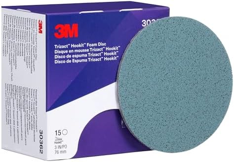 3M Trizact Hookit Foam Disc, 30362, 3 in, P5000