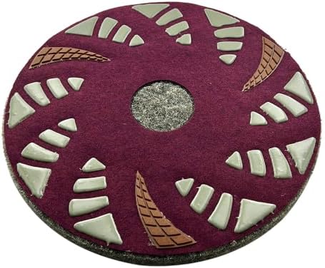 17" Phenolic Polishing Pads for Walkbehind Grinders, Fits 17", 400 Grit