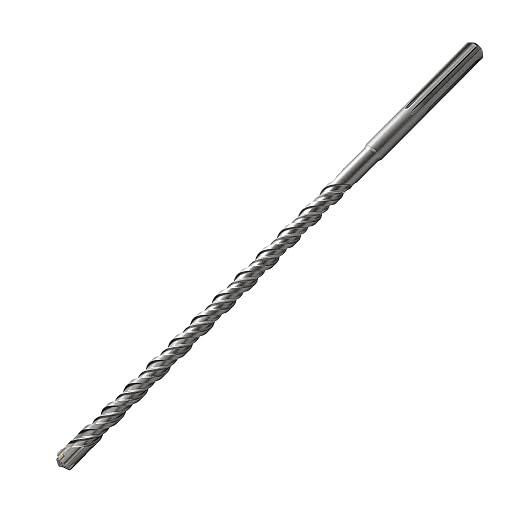 11/16 x 13 x 18 inch SDS Max Rotary Hammer Drill Bit, 18x460mm Carbide Tip Masonry Drill Bit,Concrete Drill Bit for Masonry, Brick, Stone, Concrete,Length :460mm / 18 inch, 18mm (11/16 in) Diameter