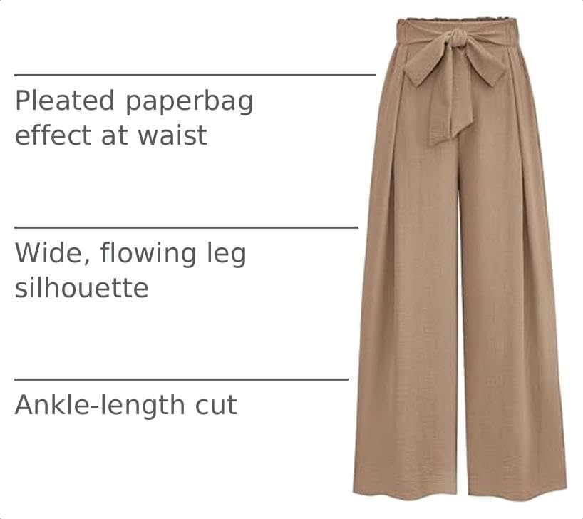 PRETTYGARDEN Women's Palazzo Wide Leg Work Dress Pants