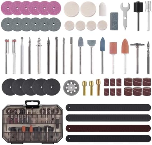 Katerk 260-Piece Rotary Tool Accessories Bit Set Compatible with Dremel