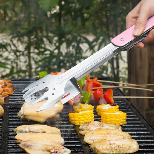 ROXON 6-in-1 Grill Tools Set, Metal Griddle Accessories Kit for Blackstone