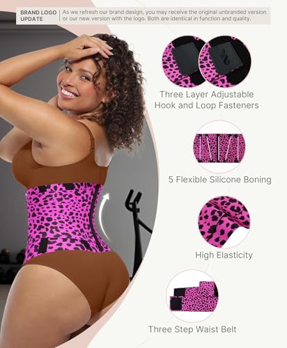 FeelinGirl Waist Trainer for Women Corset Tummy Control Faja Body Shaper
