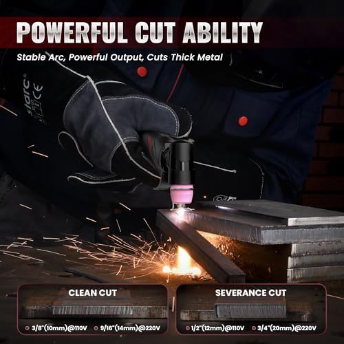 50A Plasma Cutter Machine, Pilot Arc, IGBT 110V/220V Dual Voltage