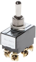 Gardner Bender GSW-16 Heavy-Duty Electrical Toggle Switch, DPDT, ON-(OFF)-ON, 20 A/125V AC, Screw Terminal