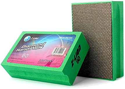 Z-Lion Diamond Hand Polishing Pads Electroplated Grit 60 for Glass Stone
