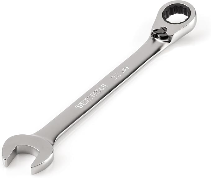 TEKTON 22 mm Reversible Ratcheting Combination Wrench | WRC23422 | 12-Point