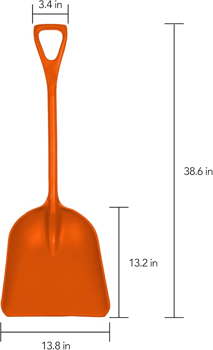 Remco 69827 Shovel,One-Piece,14",PP,Orange