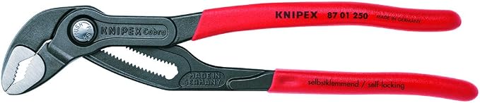 KNIPEX High Leverage Diagonal Cutter Set (7401250SBA) + KNIPEX 2 Piece Cobra Pliers Set (8701180 & 8701250) (003120V01US)