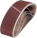 HARFINGTON 4 x 21 3/4 Inch Sanding Belts, 9 Pcs 100 Grit Aluminum Oxide Abrasive Belt Sander File Belt for Woodworking, Metal Polishing, Knife Sharpener