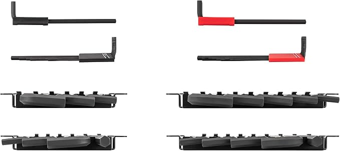 TEKTON Flat End Hex L-Key Set, 43-Piece | KLX99302 | (0.050 - 3/4 in., 1.3 - 19 mm), Manganese Phosphate Finish, Holder, Rack