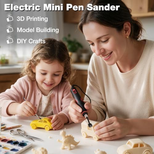 SHALL Pen Sander, Extra 24 pc Sandpaper