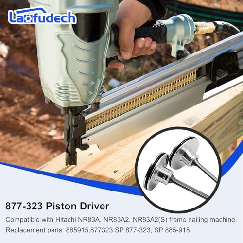 877-323 Piston Driver Replacement Part for Hitachi NR83 NR83A NR83A2 NR83A2(S) Hitachi Framing Nailer Gun Parts Replaces 877 323 SP 885-915 (6 Pack)