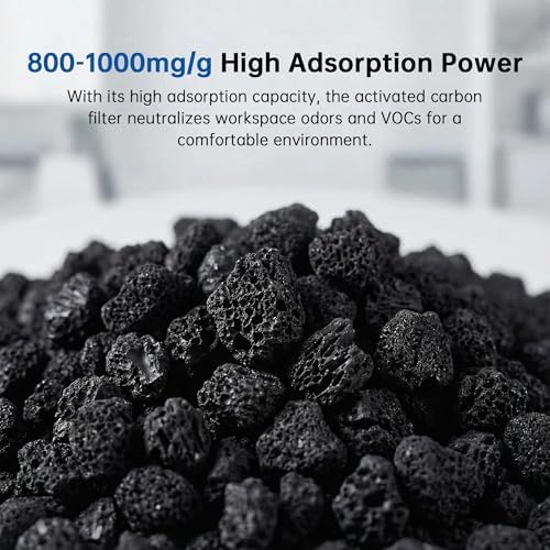 Fume Extractor, 3-Stage Filtration, 14-Pcs Filters , HEPA Filter, 250m³/h