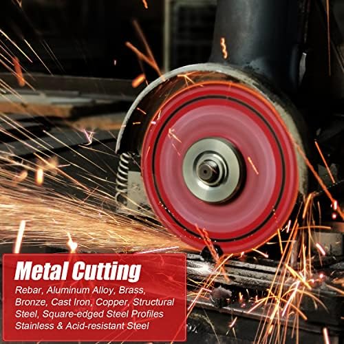 EZARC Diamond Cutting Wheel 6'' x 7/8 Inch for Metal, Cut Off Wheel with 5000+ Cuts on Rebar, Steel, Iron and INOX