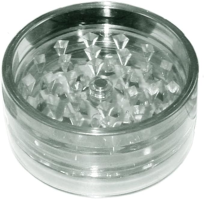 Kitchen Spice Grinder Acrylic 2pc with Magnet Clear Color