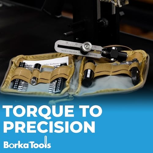 Torque Driver Kit – Optics Care Edition: Adjustable Torque Wrench with Professional Lens Cleaning Kit, S2 Bits & Cordura Pouch – Precision Instrument Maintenance Set