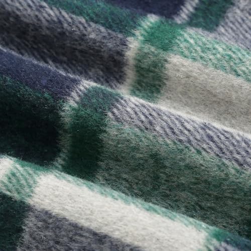IDEALSANXUN Plaid Skirts for Women Fall Winter Knee Length Pencil Wool Skirt with Slit