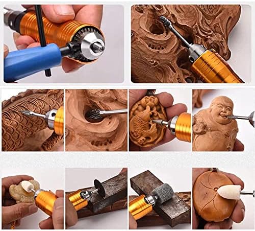 High-Powered 800W Flex Shaft Rotary Tool with Foot Pedal Control and Metal Flexible Shaft - Electric Hanging Grinder Carver for Metalworking, Repair, Carving, Buffing, Polishing, Sanding at 23000 RPM