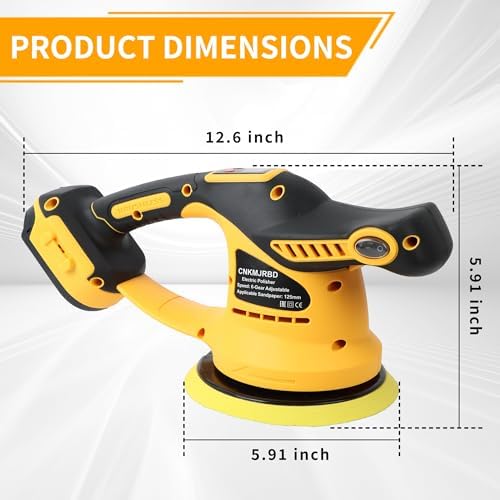 Cordless Buffer Polisher, Compatible with 20V DeWalt Battery