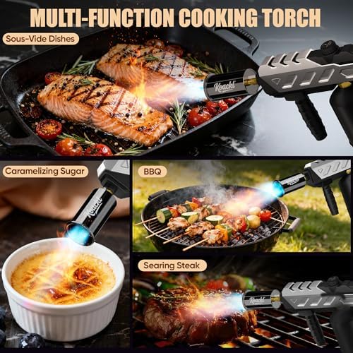KOACKL 25.8" CSA Propane Torch Gun 2372°F Adjustable Flame BBQ Searing