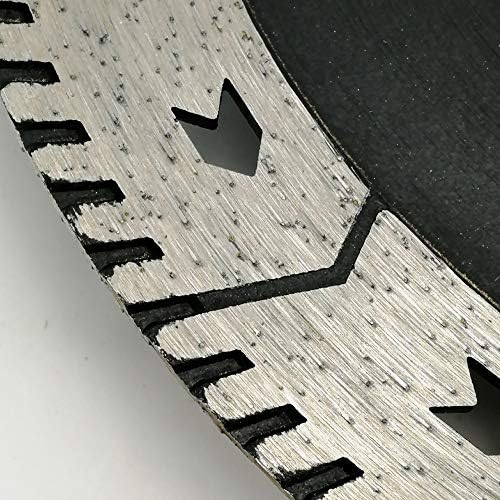 SHDIATOOL 9 - Inch Diamond Saw Blades Cutting Disc Two-in-One Design Cut Grind Sharpen Marble Granite Concrete and Bricks 5/8"-11