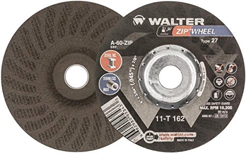 Walter Zip Wheel™ Cut-Off Wheel, 6" X 3/64" X 7/8" Type 27, Pack of 25 (11T162)