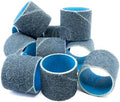 Benchmark Abrasives 2" x 2" Non Woven Surface Conditioning Sanding Bands, Spiral Bands Rotary Sander for Drill & Die Grinder, Metal Polishing Sanders for Woodworking Tool (10 Pack) - Fine