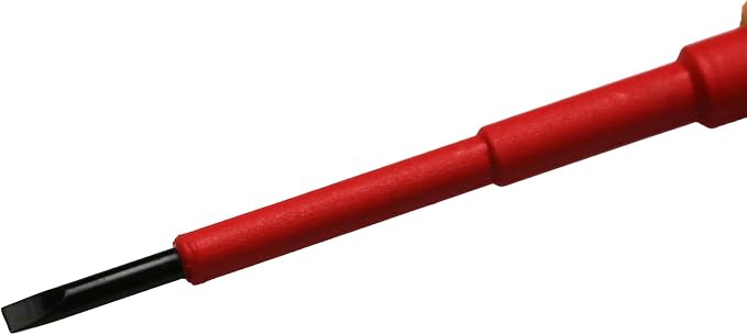 TMAX 1000V VDE Insulated Electrician Magnetic Screwdriver, 3mm (1/8") Flat