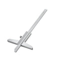 0-150mm Depth Vernier Caliper Micrometer Measuring Tool, 0.02mm Resolution,Carbonsteel Caliper Measuring Tool, DRINYOUNG (0-150/128in Depth Caliper)
