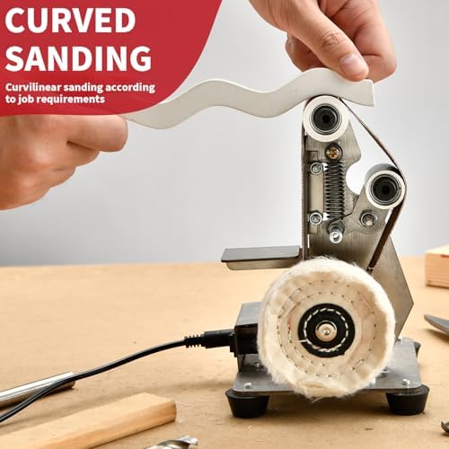 SI FANG Electric Belt-Sander Knife Sharpener Model Crafts Making Grinder
