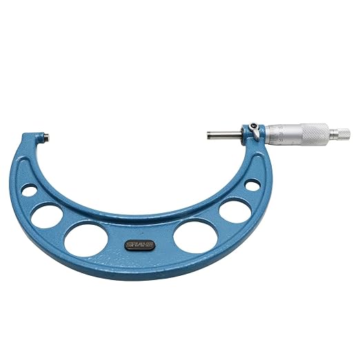 SHAHE 5-6''/125-150mm Outside Micrometer Gauge Micrometer Measuring Tool 5201-150A
